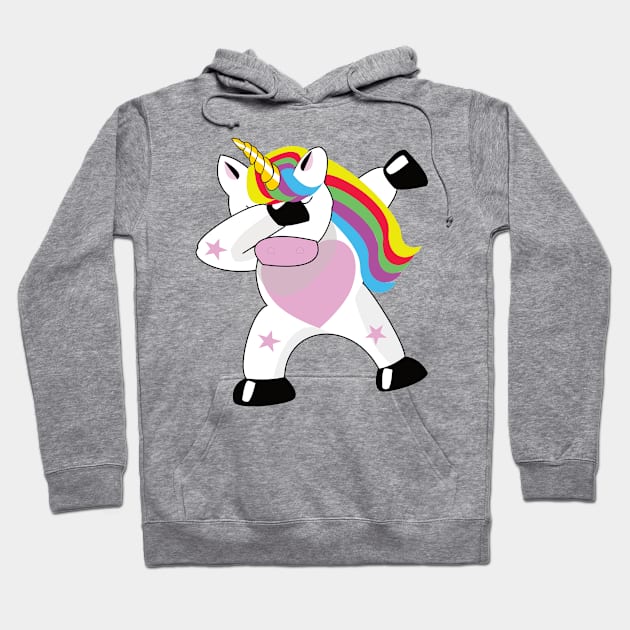 Dabbing Unicorn Hoodie by Jackys Design Room